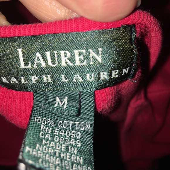 Lauren by Ralph Lauren Red Blouse - Picture 8 of 8